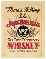 Blechschild-JACK DANIEL`S THERES NOTHING - 30 X 40 CM